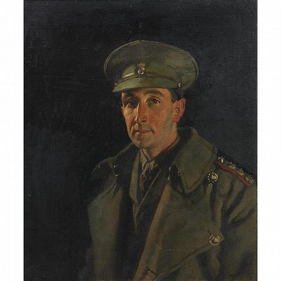 Portrait of Captain Wood of the Royal Inniskilling Fusiliers by William Orpen